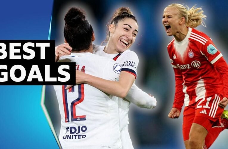 여자 챔피언스 리그: 올가 카르모나와 페르닐레 하르더가 이번 주 최고 골을 기록했습니다.