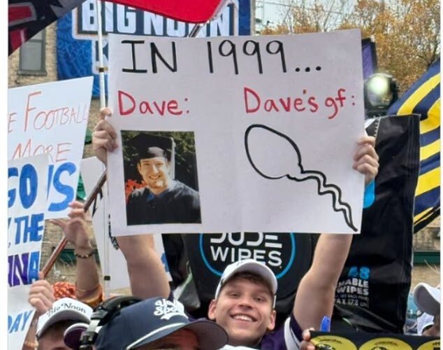 팬들은 생방송 TV에서 데이브 포트노이와 여자친구 캠린 달로이아의 22살 나이차를 잔인한 표현으로 트롤링했다.