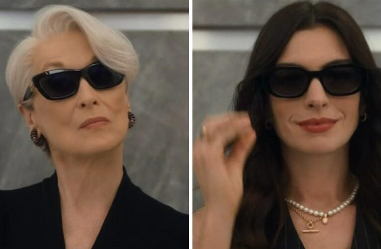 허리를 동여매라! 미란다는 메릴 스트립, 앤 해서웨이 주연의 ‘악마는 프라다를 입는다’ 속편의 티저 공개로 돌아온다.