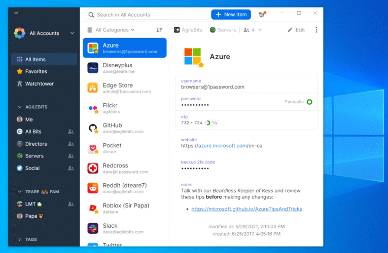 Windows 11은 기본 1Password 비밀번호 키 지원을 추가하여 보안을 더욱 강화합니다.