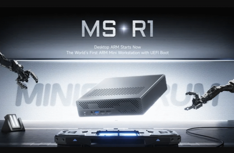 Minisforum은 단 1.7리터에 인공 지능, 스토리지 및 네트워킹을 제공하는 PCIe x16 슬롯을 갖춘 소형 ARM 파워하우스를 출시했습니다.