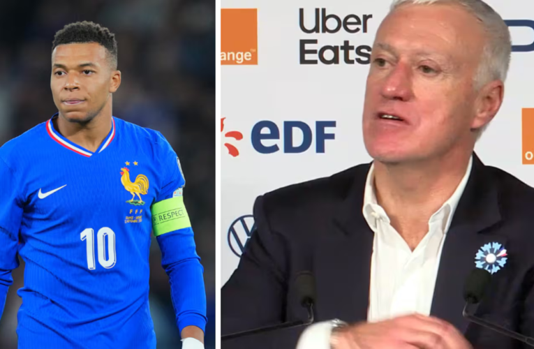Mbappé를 비방하는 사람들에 대한 Deschamp의 강제 문구 : 그것은 그의 영혼에서 나옵니다.