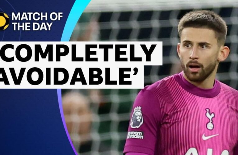 오늘의 경기: 비카리오의 실수로 토트넘의 감독인 토마스 프랭크가 압박을 받았습니다.