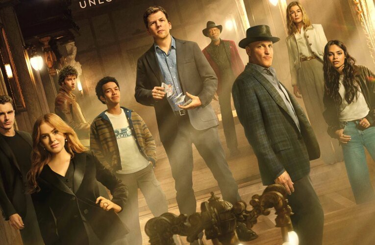 “이제 당신은 나를 봅니다. 지금은 그렇지 않습니다.” 첫 번째 리뷰가 도착했습니다. 사람들이 말하는 것을 보세요! | Ariana Greenblatt, Dave Franco, Dominic Sessa, Isla Fisher, Jesse Eisenberg, Justice Smith, Morgan Freeman, 영화, Now You See Me, Now You See Me, Now You Don’t, 리뷰, Rosamund Pike, Woody Harrelson과 함께 | 유명인 뉴스 및 가십 | 엔터테인먼트, 사진 및 비디오