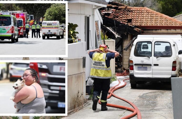 Reign Street 화재: 사진은 파괴적인 주택 화재 이후 St James 건물에 심각한 피해를 입힌 것을 보여줍니다.